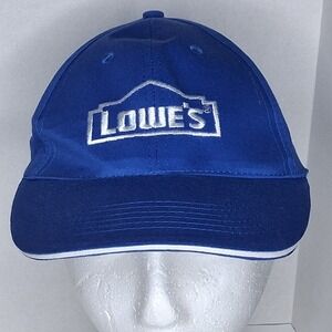 Lowe's Logo Baseball Cap Hat Adult Unisex Blue Adjustable Cotton